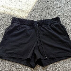 Women's Black Drawstring Athletic Shorts size large